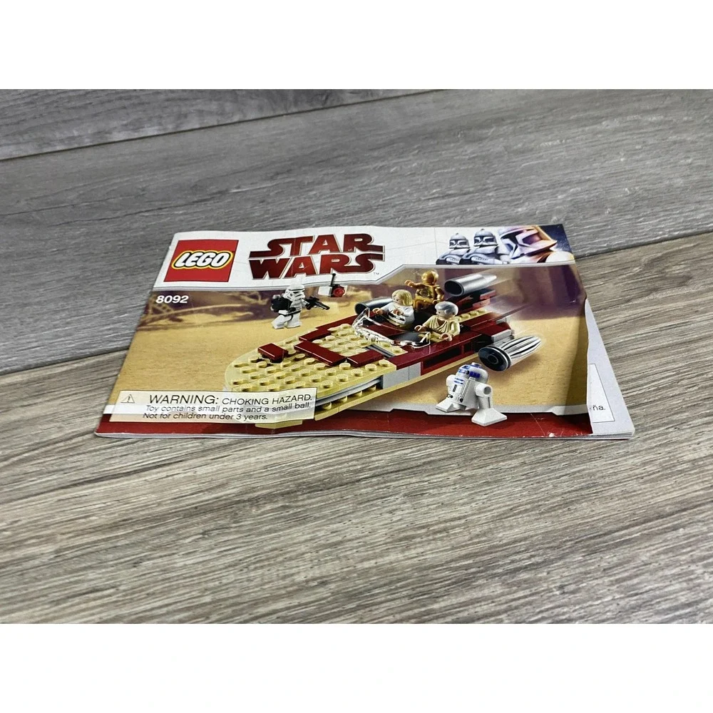LEGO Star Wars 8092 Luke's Landspeeder‎ Instruction Manual 2010 Illustrated
